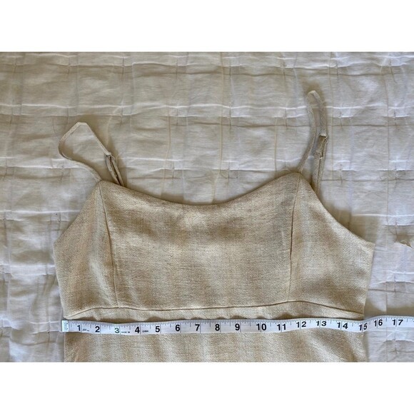 Altar'd State Linen Midi Dress Oaklynn Linen Midi Dress Size Large - Picture 4 of 7